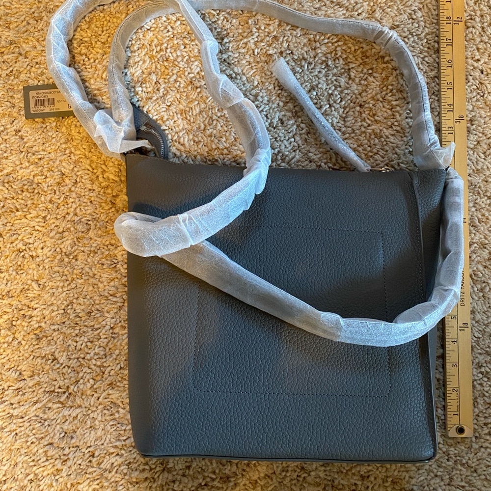 All Saints Kita convertible crossbody shoulder bag gray NWT